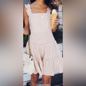 Forever 21 Linen Stripe dress